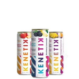 Kenetik - Sparkling Ketone Energy Drink - Clean Energy & Mental Focus - 12 pack
