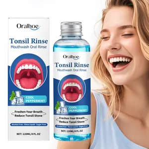2 Bottles Fresh Breath Mouthwash, Mint Flavor, Removes Bad Odor, Relieves Dry Mouth, Oral Hygiene Cleanse, Refreshing Mouthwash