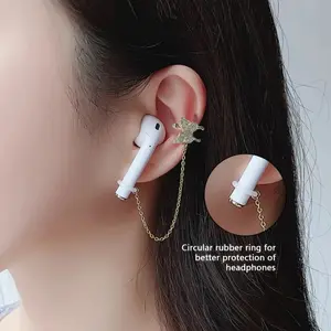 2pcs AirPods Wireless Ear Clip, New Butterfly Design, Universal Anti-Loss Aluminum Structure, Durable and Stylish Ear Clip