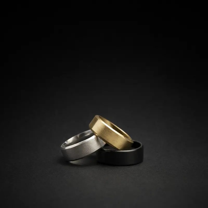 Essential Stainless Steel Rings - Premium Men's Style | ACSRY