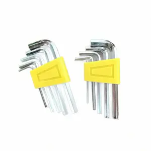 EXTRA LONG Hex Key Set 5PCS  Zinc-Plated Alloy Allen Wrench Set 2–6mm | Heavy Duty Flat Head Hex Tools for Furniture, Bike & Repair Work