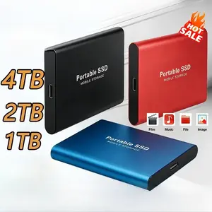 SSD Large Capacity External Hard Drive Quiet Operation Mobile Storage SSD USB3.2 Type-C High Speed Solid Stae Disk For PC MAC