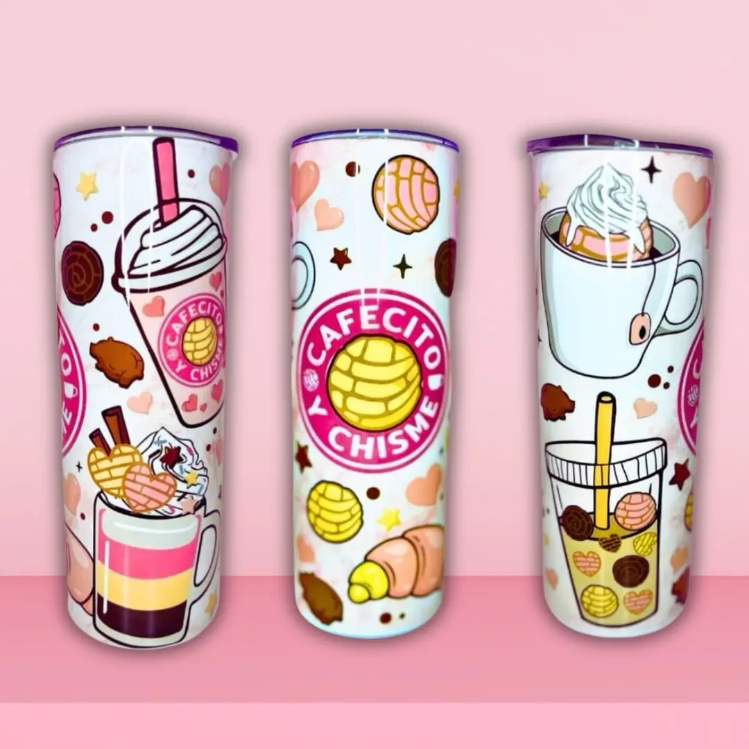 Cafecito y Chisme Tumbler 20 oz