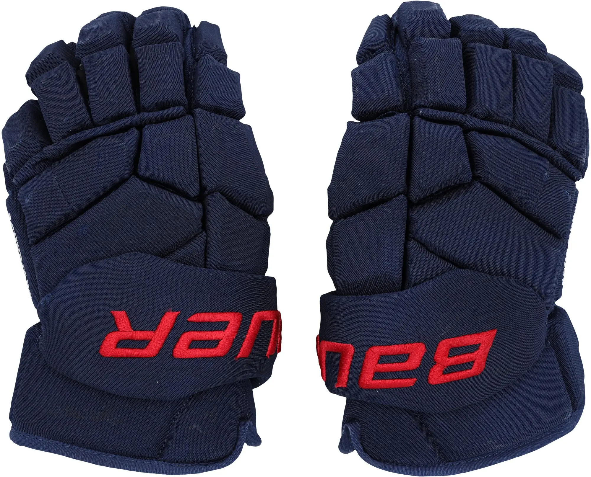 Braden Schneider New York Rangers Game-Used Navy Bauer Gloves from the 2023-24 NHL Season - Fanatics Authentic Certified