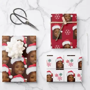 Custom Photo Christmas Wrapping Paper