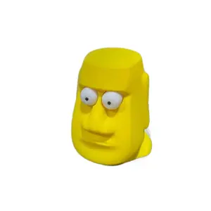 3D Printed Super Stress-Relief Press-and-Pop Eyes Stone Figurine Personalized Creative Desktop Stress-Relief Toy