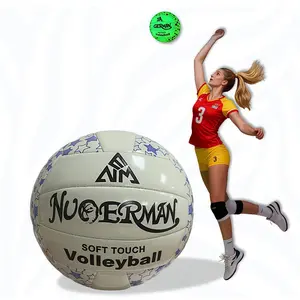 Glow in The Dark Volleyball | Official Size 5 | Fluorescent & Wear-Resistant | Anti-Burst | Perfect Gift