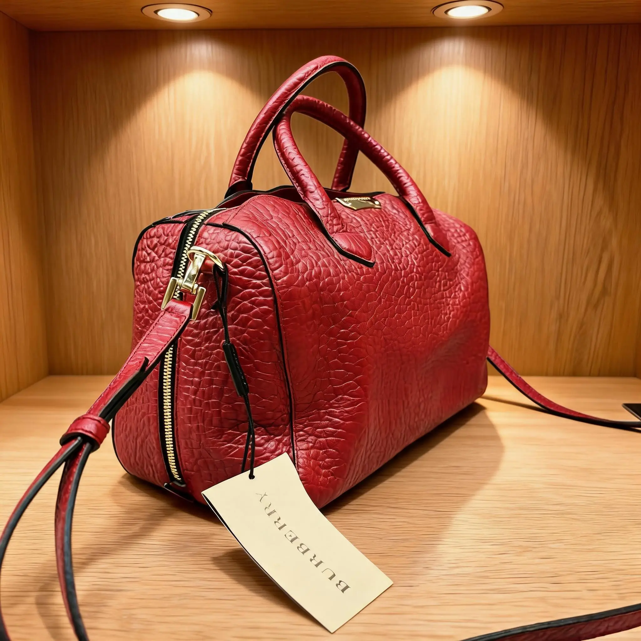 Pre-owned BURBERRY Leather Shoulder Bag C0708073318
