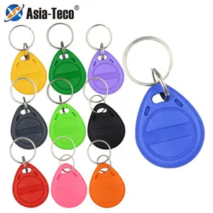 10pcs 125khz Em4305 T5577 Rfid Keychain Fobs, Reusable and Writable Key Cards for Easy Access Control