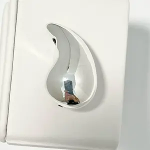 Sterling Silver 925 Waterdrop Lightweight Hollow Pendant