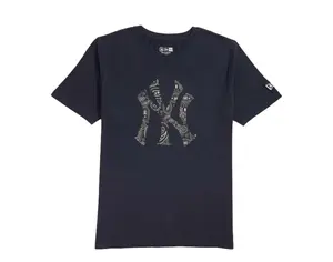 New Era New York Yankees Paisley Elements Men T-Shirt Navy