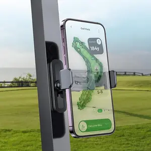 Magnetic Golf Cart Phone Holder Mount, 360° Adjustable Magnetic Phone Mount, Fitness Equipment Accessories for Home Gym, Golf Cart Accessories, Kitchen Appliance Accessories, Attaches to EZGO/Club Car/Yamaha/Metal Surface