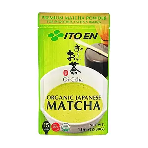 ITO EN Organic Matcha Powder 30g - USDA Certified Ceremonial Grade for Lattes, Baking, Desserts & Smoothies