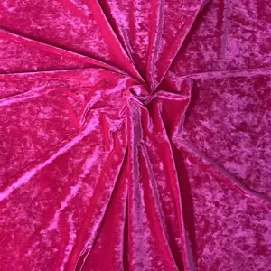 Crushed Stretch Velvet Fabric