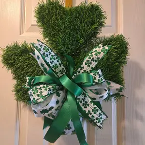 St. Patrick's Day Shamrock Door Decor