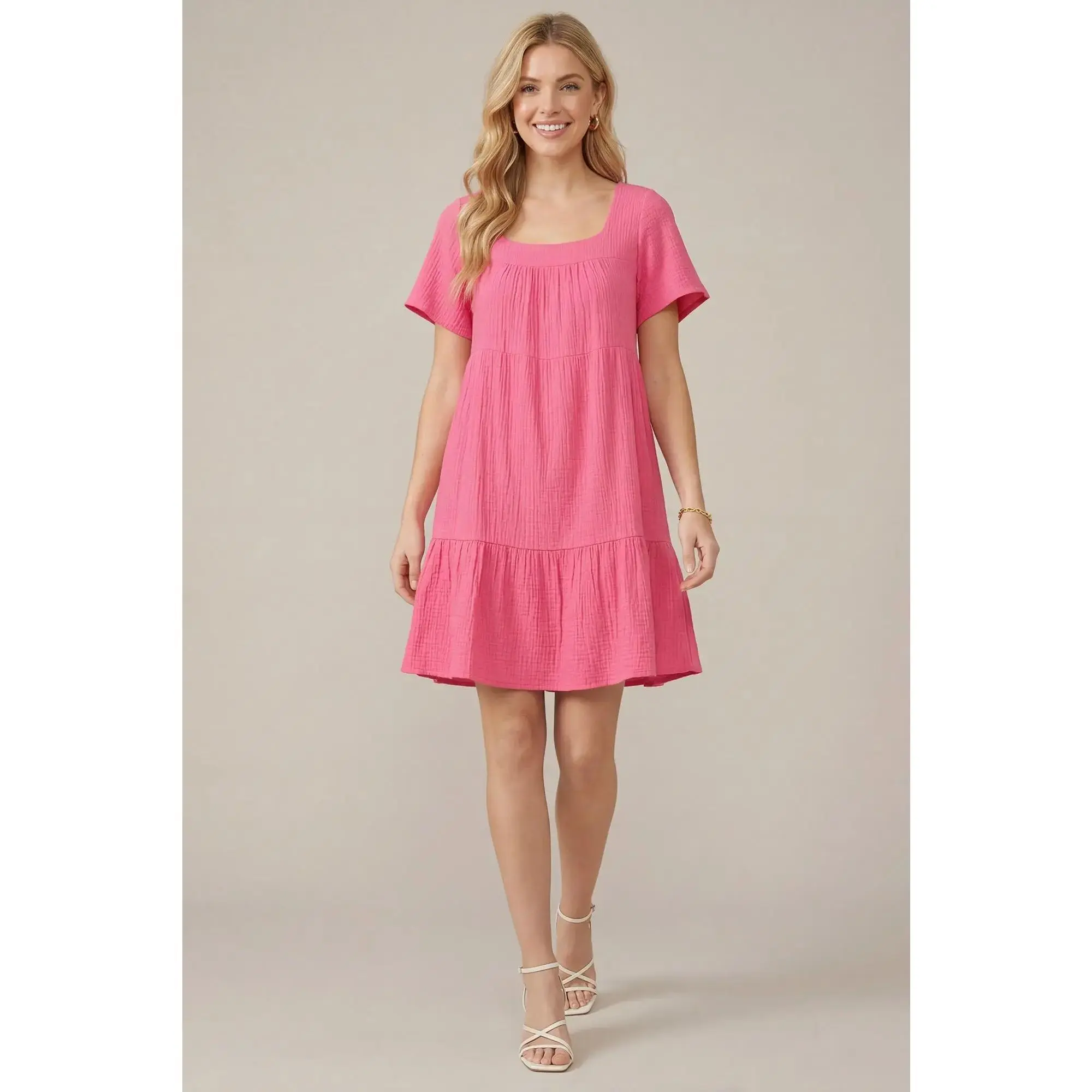 She + Sky Gauze Dress She + Sky Gauze Dress