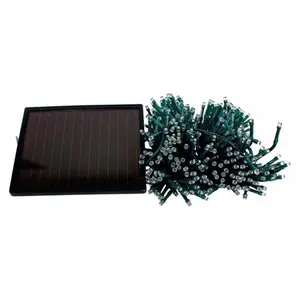 212 MAIN Smart Solar Powered Christmas Micro LED Light Set, 400 Multicolor Bulbs, 134' Length Plastic Lights, 4-Set Pack (Model 37400MC1)