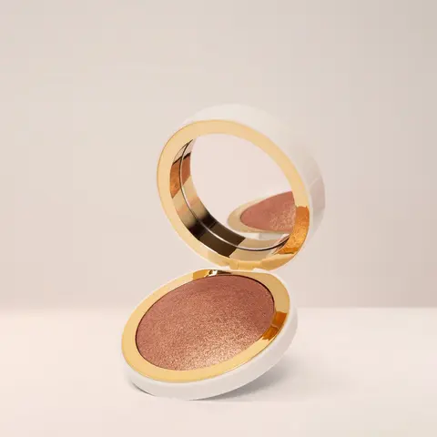 Sunscape Single-Colour Highlighter Bronzer - 7.5g Cosmetic Powder with Cyclohexasiloxane & Dimethicone, Blendable Highlighters & Luminizers for Face Enhancement, Glowing Makeup