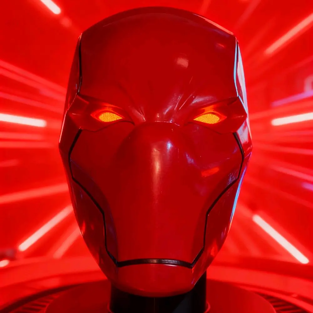 M3D Custom Helmet Replica - Redhood Glowing Eyes -  Handmade Mastercraft 3D Print