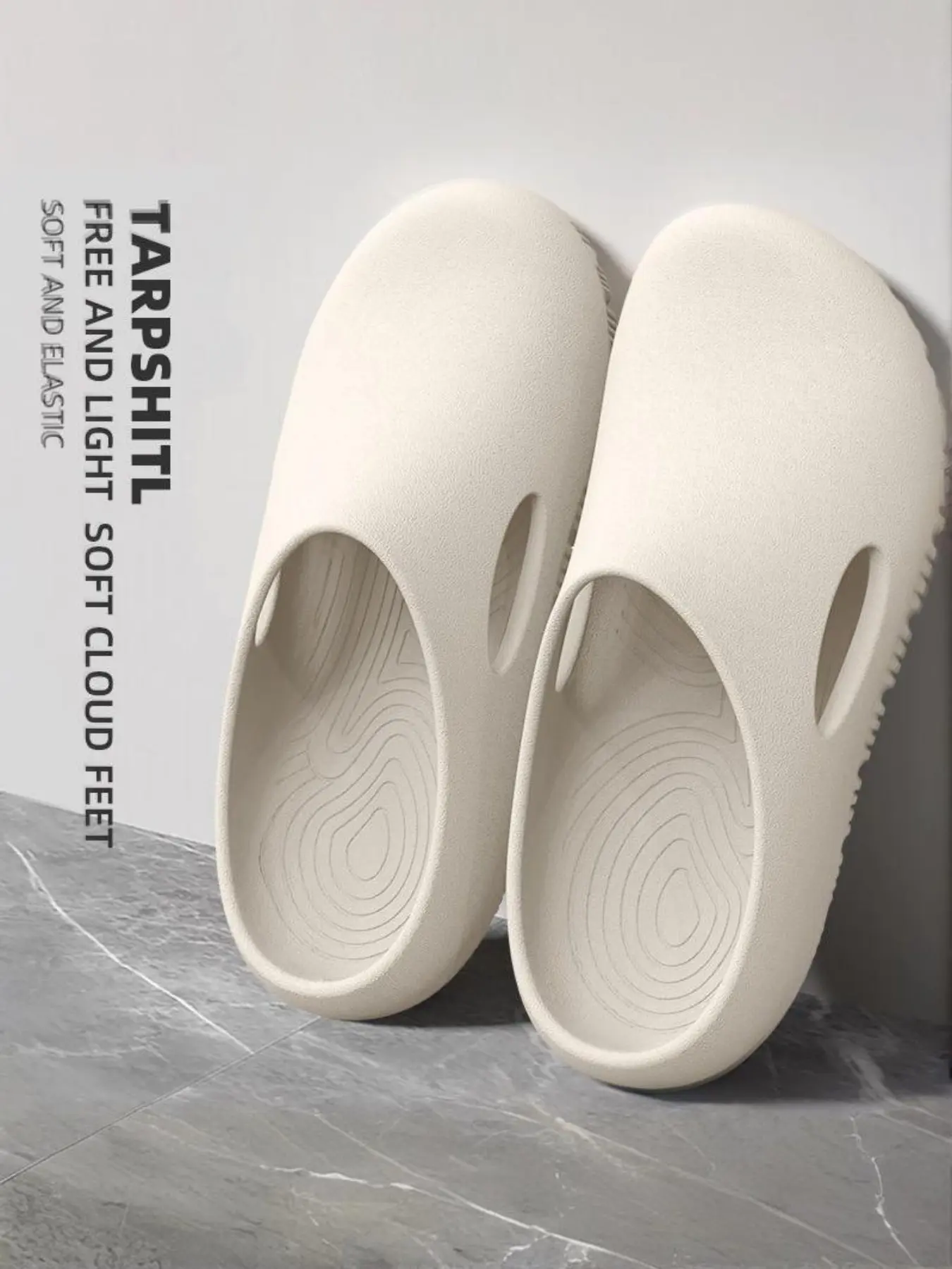 Unisex Eva Hole Shoes, Casual Home Outdoor Footwear, Thick Sole Anti-Slip Comfortable Slippers, All-Season Indoor/outdoor Wear, Eva Non Slip, Thick Bottom Slippers