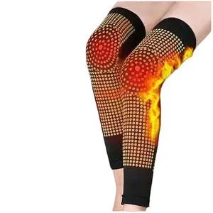 Thickened Mugwort Self-Heating Fabric Knee Brace, Warm Leg Support for Arthritis Pain Relief, Unisex Knee Compression Sleeve for All Seasons