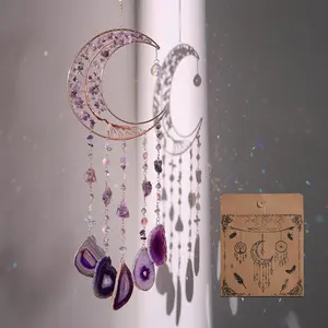 Dream Catchers,  Moon Tree of Life Dream Catcher  Wind Chimes Sun Catcher  Window Wall Decor Yoga Meditation Gifts for Adults Girls