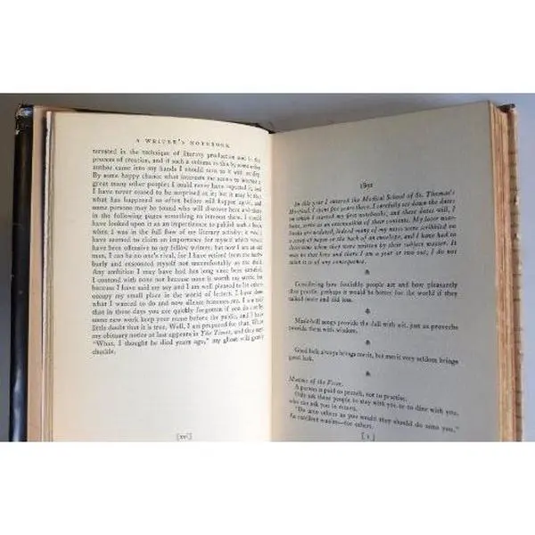 USED-A Writer's Notebook by W. Somerset Maugham (Hardcover)