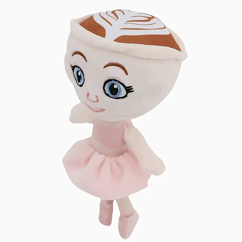 [Coffee Cream Plush Toy] 1pc 23.5Cm/9.25 Inches Coffee Cream Plush Toy - Perfect for Christmas, Thanksgiving, Birthdays, Anime Enthusiasts, Holiday Gifts, Home Decor