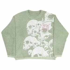 TARGET SKULLS KNITTED SWEATER