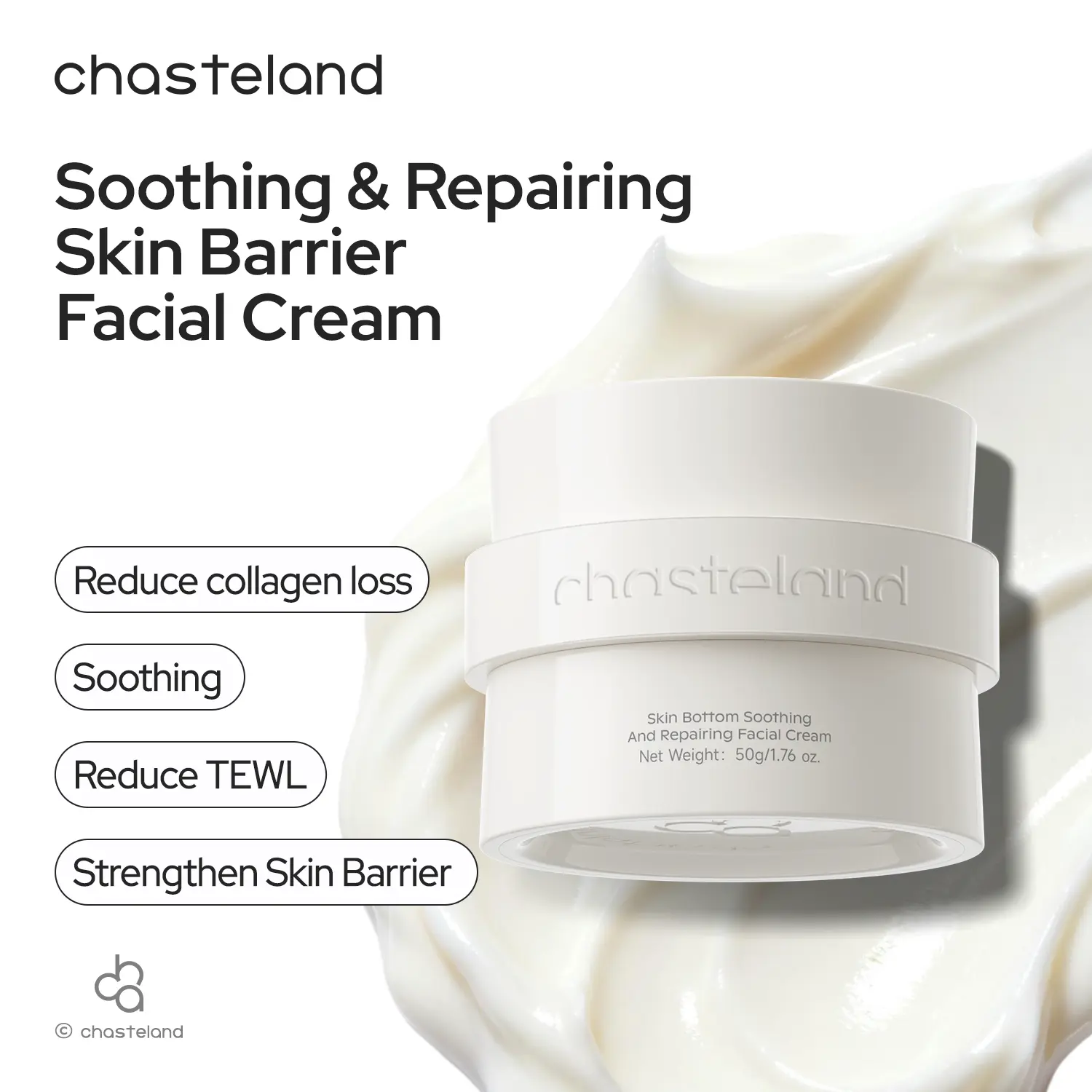 Chasteland – Repair Cream (Hydrating & Anti-Wrinkle): Restores skin plumpness and elasticity while soothing sensitivity and discomfort—delivering a spa-quality care experience. Soothing Antibacterial Cream Gift Set. Relaxing Drops Radiance Glow