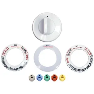 Range Kleen  White Electric Range & Oven Knob