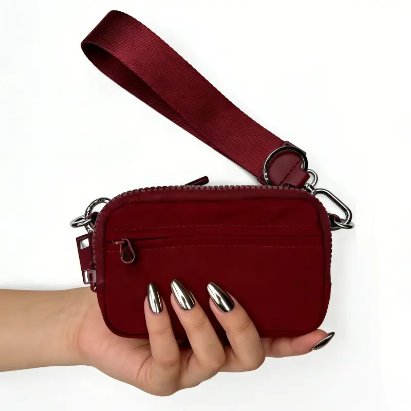 Iris Wallet 2nd Gen RFID Blocking Wristlet Wallet for Women Compact with Zipper Coin Multi Card Slots Wallet Small Purse for Daily Essentials Everyday Carry Women's Wallet Women's Wallet Must-Have Gift Wallet for Women