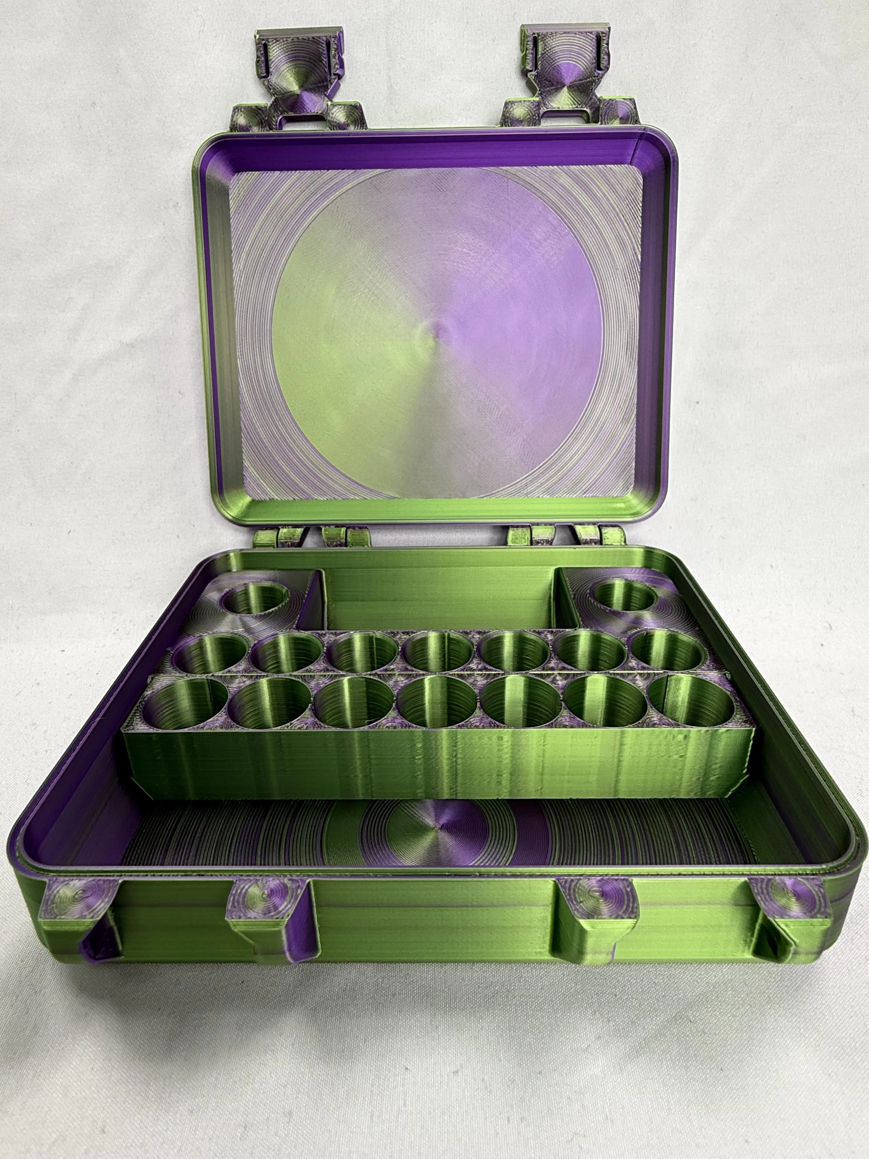 Peptainer 3mL 16-Vial Storage Case with Utility Compartment – MoonRipple Series
