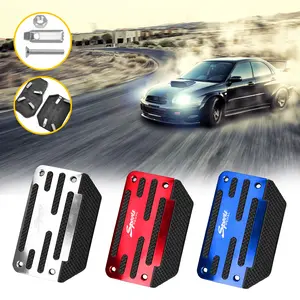 2PCS NonSlip Universal Automatic Foot Brake Gas Cover Pad Pedal Accessories Car