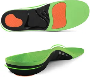 Plantar Fasciitis Insoles 220+ lbs High Arch Support Inserts for Men Women Heavy Duty Flat Feet Pain Relief Orthotic Running Athletic Work Boot Insoles for Standing All Day S Thermoplastic Polyurethane