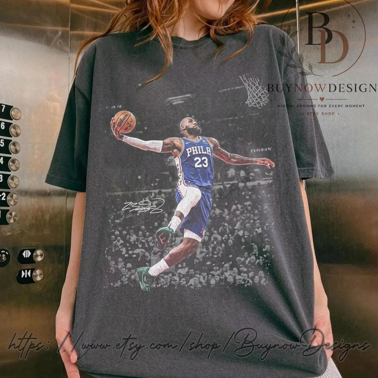 Vintage #LeBron James Bootleg Rap Tee, Philadelphia Basketball Sixers Shirt