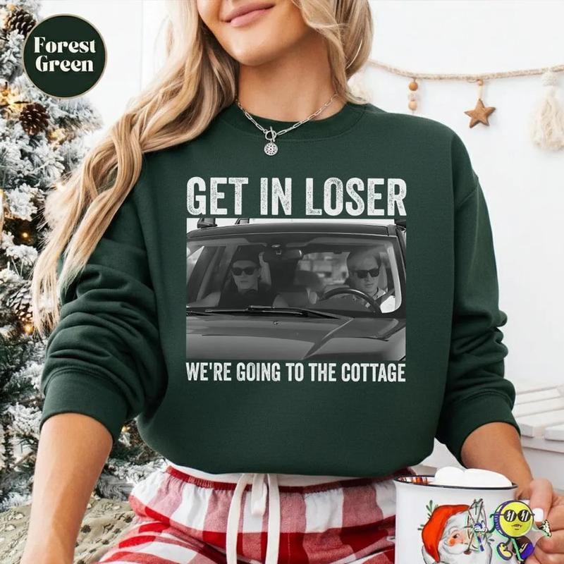 Get In Loser We're Going To The Cottage , Im Coming To The Cottage Comfort T-Shirt, Gildan Tshirt, Heated Rivalry Inspired Shirt