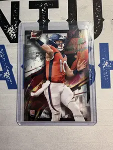 Bo Nix 2024 Topps Finest Rookie Card #63 Denver Broncos