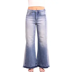 The Leah by Ava Lane High-Rise Tummy Control Wide Leg Jeans in Three Lengths