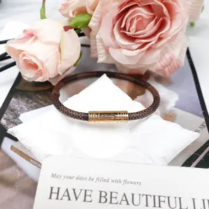 Pre-owned Louis Vuitton Damier Ebene Coated Canvas Bracelet T10306341