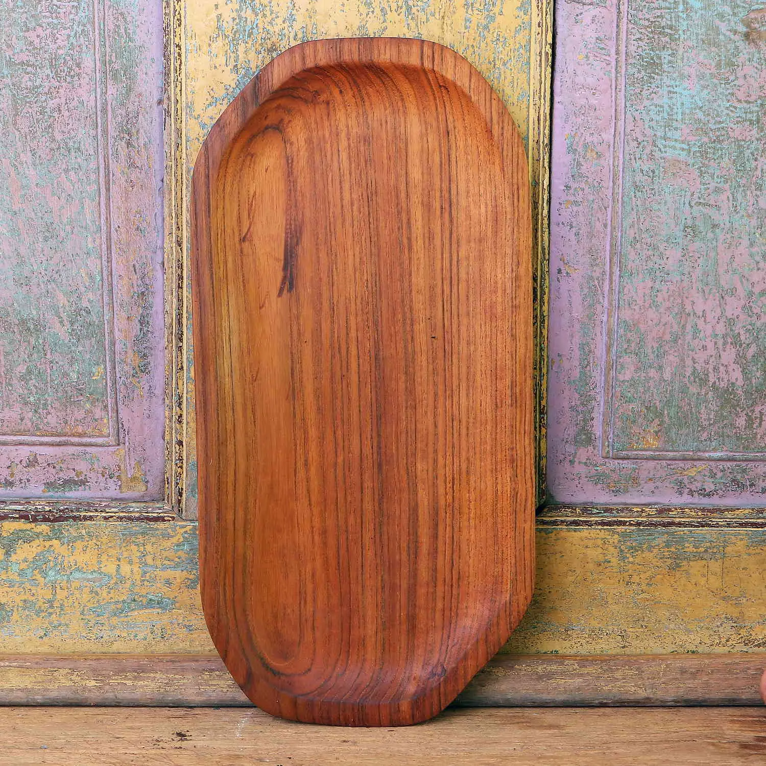 Rico & Plato Cassoulet Large Teak Plate Rico & Plato Cassoulet Large Teak Plate