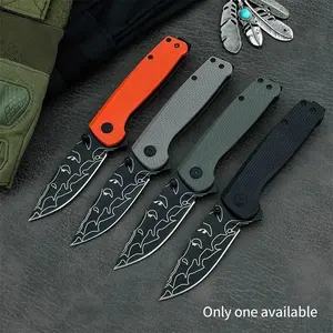 Premium Hiking Travel Folding Pocket Knife, 440C Blade, Nylon Fiberglass Handle, Outdoor Trekking Fishing Camping Kitchen Cooking Tool, Portable Multipurpose Knives