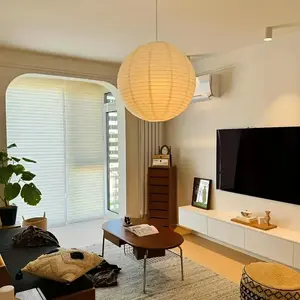 Japanese Style Paper Lantern Pendant Ceiling Lamp