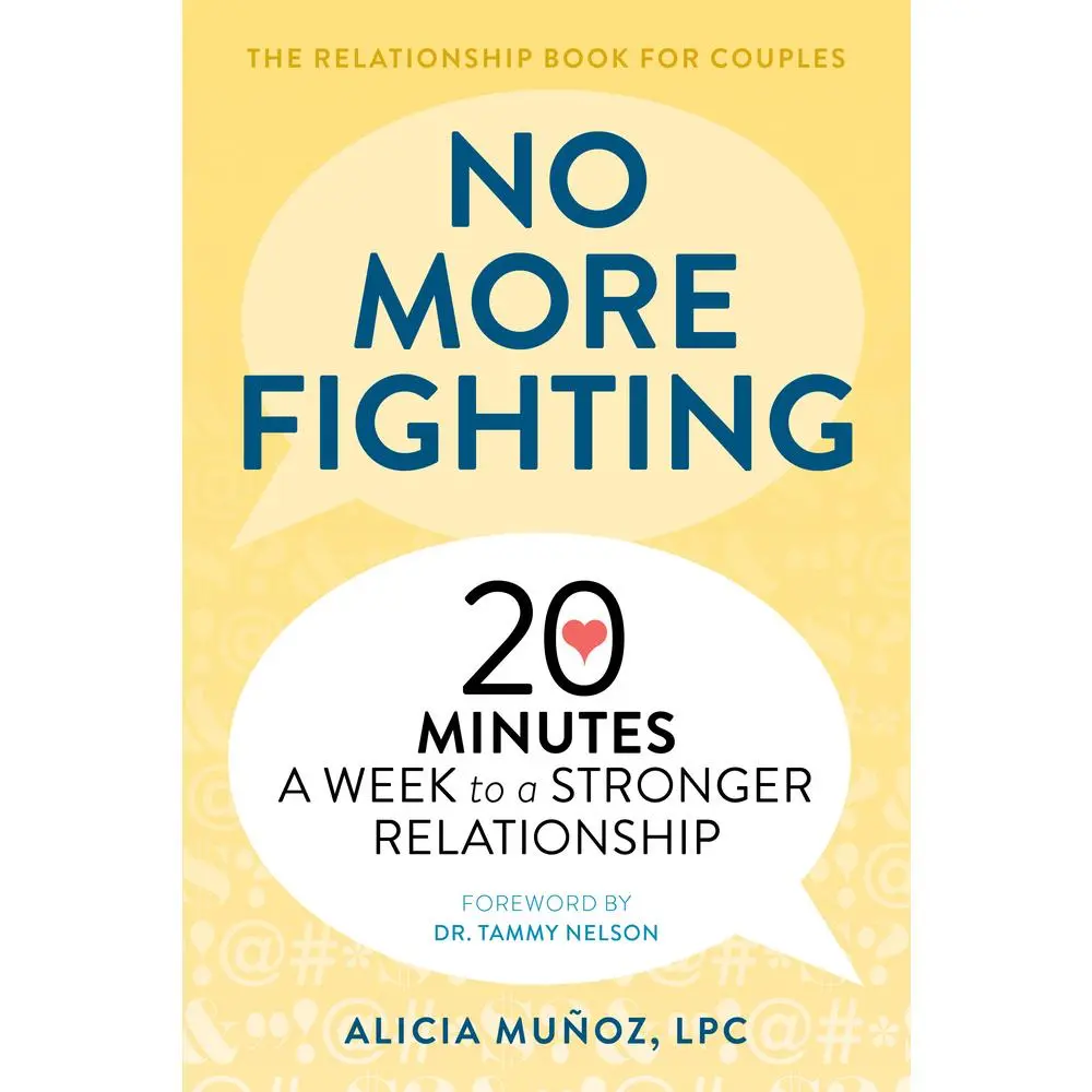 Used Soft Cover Marriage Relationship Book - No More Fighting by Alicia Muñoz (English) - 20-Minute Exercises, 52 Challenges, Anecdotes, Guidance, Tools - 20 Mins/Week to Strengthen Bonds (Very Good Condition), Couples