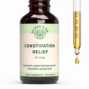 Oliver & Co. Constipation Relief for Dogs – Dog Digestive Support for Regularity, Digestion & Gut Health, 30 Servings