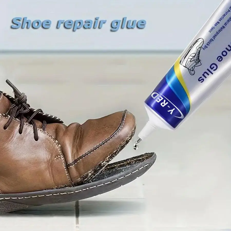 Transparent Shoe Repair Glue 60ML, Strong Waterproof Adhesive Waterproof Bond Seal for Shoes, Suitable for Shoemakers and Sports Shoe Repairs