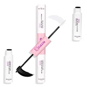 ISEEN Waterproof Lash Cluster Glue,  1pcs/2pcs/3pcs Lash Bond and Seal , Gentle Bond & Seal Eyelash Glue for Clusters, 2 in 1 Eyelash Adhesive, Black, Long-Lasting 72H, Makeup
