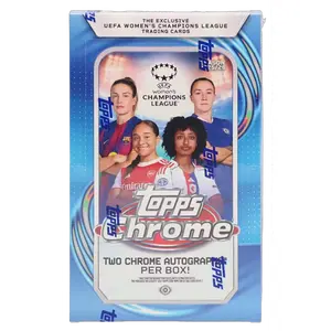 2025-26 Topps Chrome Women's UEFA Champions League Soccer Hobby Box