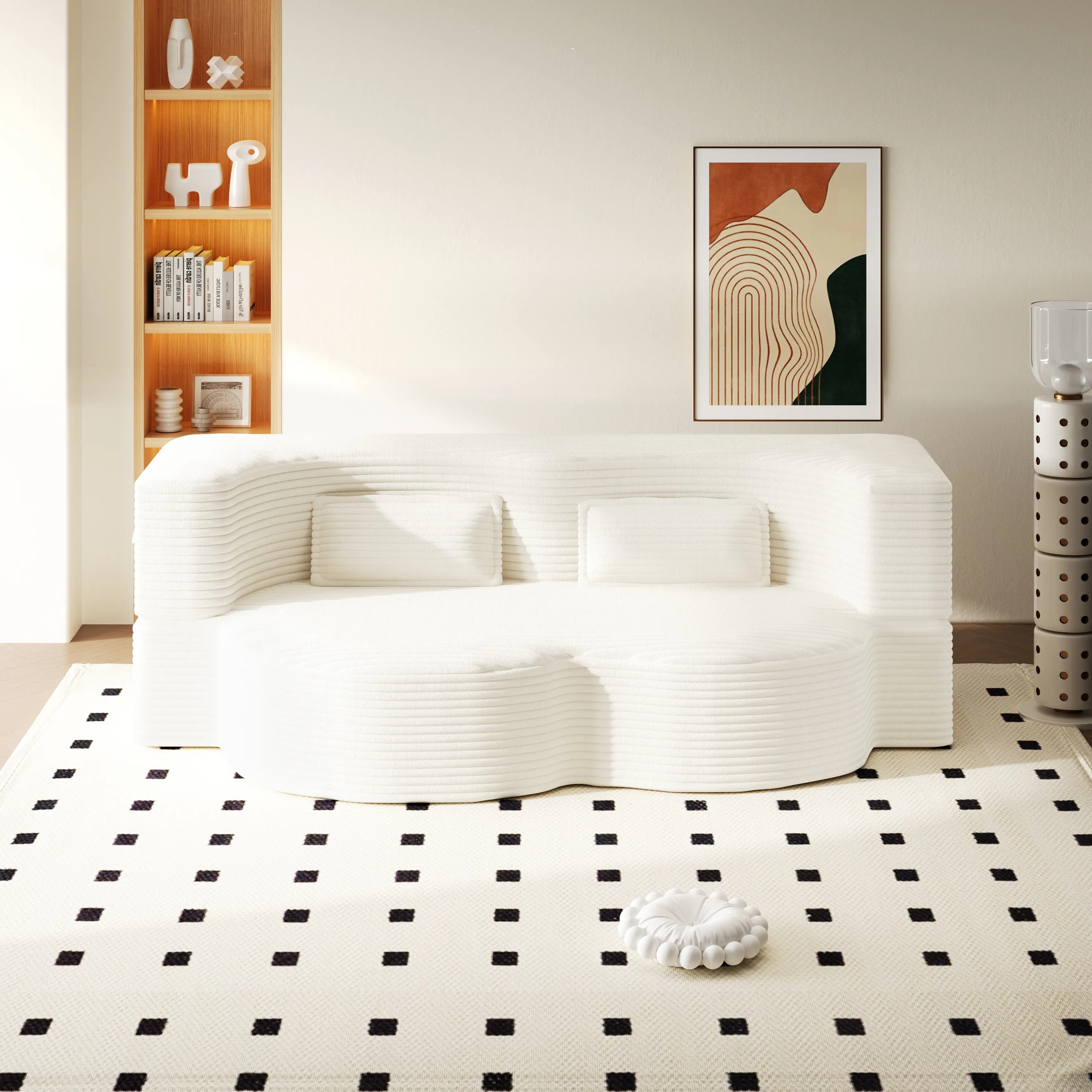 Beige & Twin Size