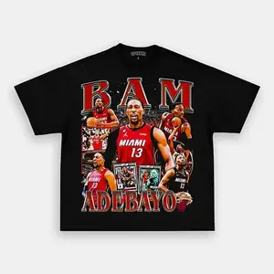BAM ADEBAYO TEE,Classic 90s Graphic Tee - Unisex - Vintage